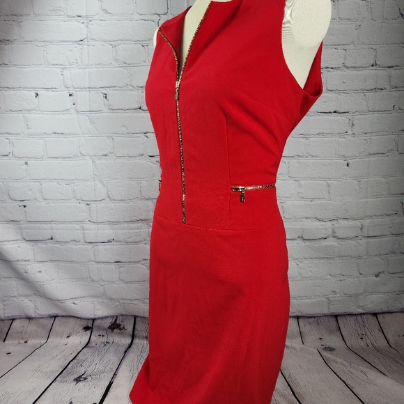 Calvin Klein NEW Red Women's Sleeveless zipper 12 - Picture 9 of 16